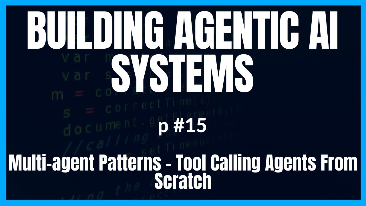 Tool Use Agent From Scratch | AI Agentic Patterns