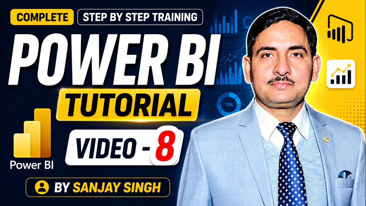 Power BI Part - 8 | Complete Course for Beginners to Advanced | Job ...