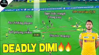 മുന്നേറ്റനിരയിലെ Guarantee Player  Dimitrios diamantakos underrated strengths| Kerala blasters| isl