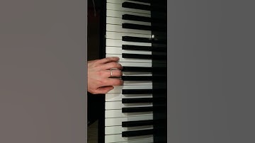 F major scale, piano (left hand, one octave)
