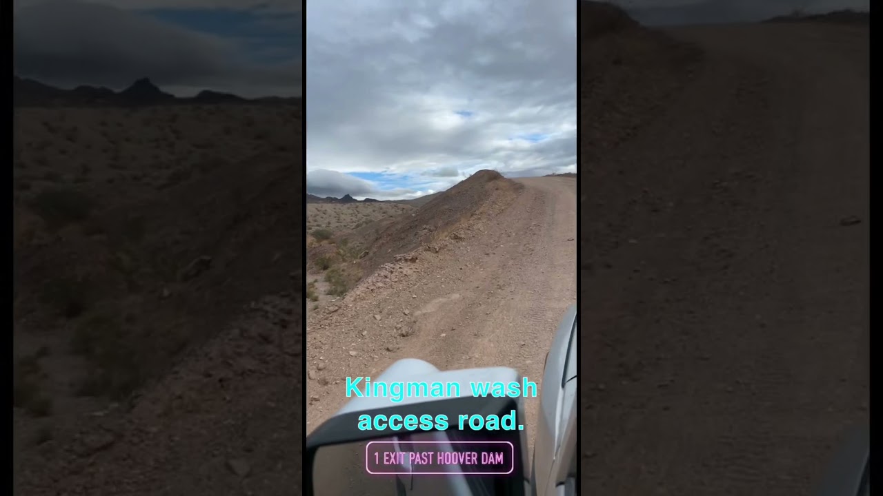 Kingman Wash Access Road near Las Vegas Strip YouTube