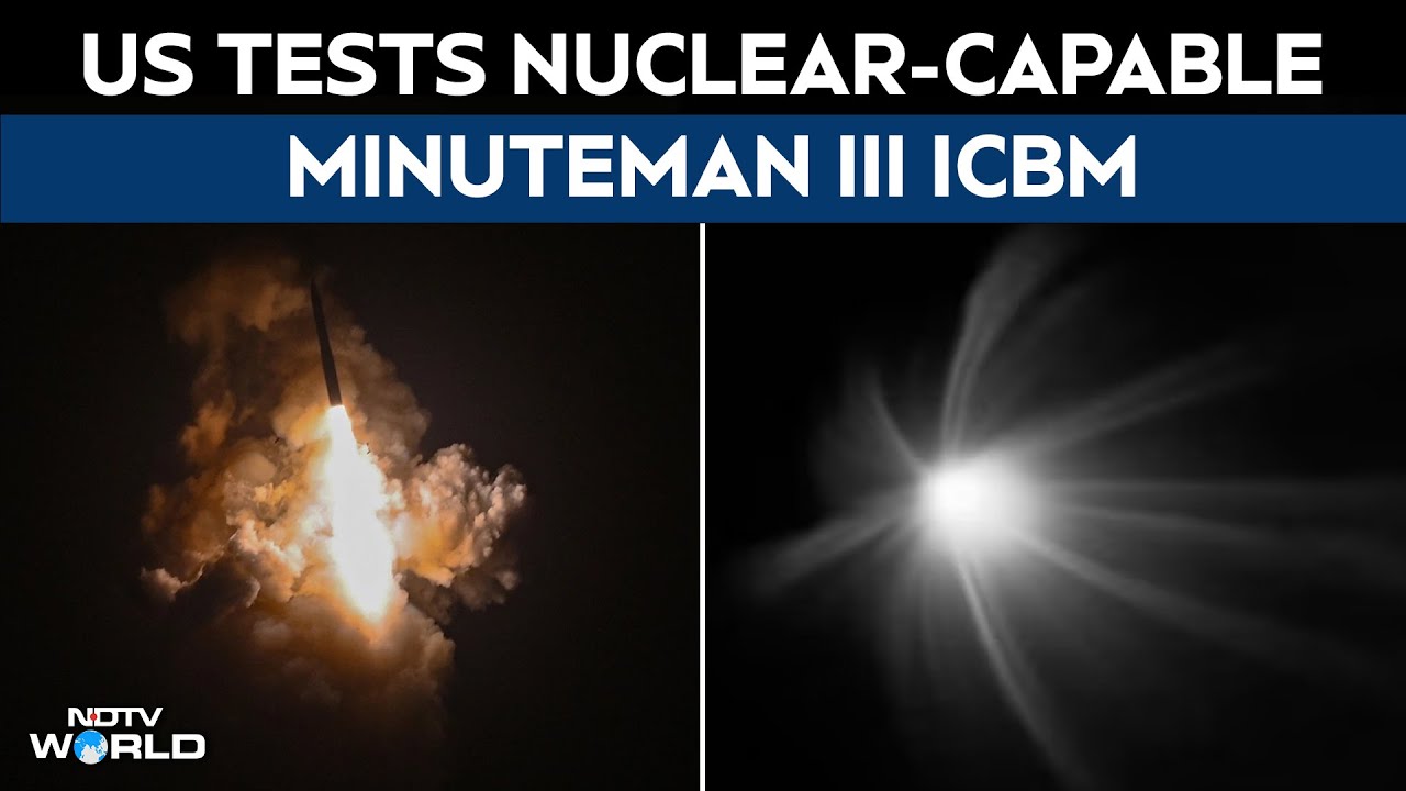Minuteman 3 Launch | Watch: US Launches Nuclear-Capable Minuteman III In Doomsday Missile Test