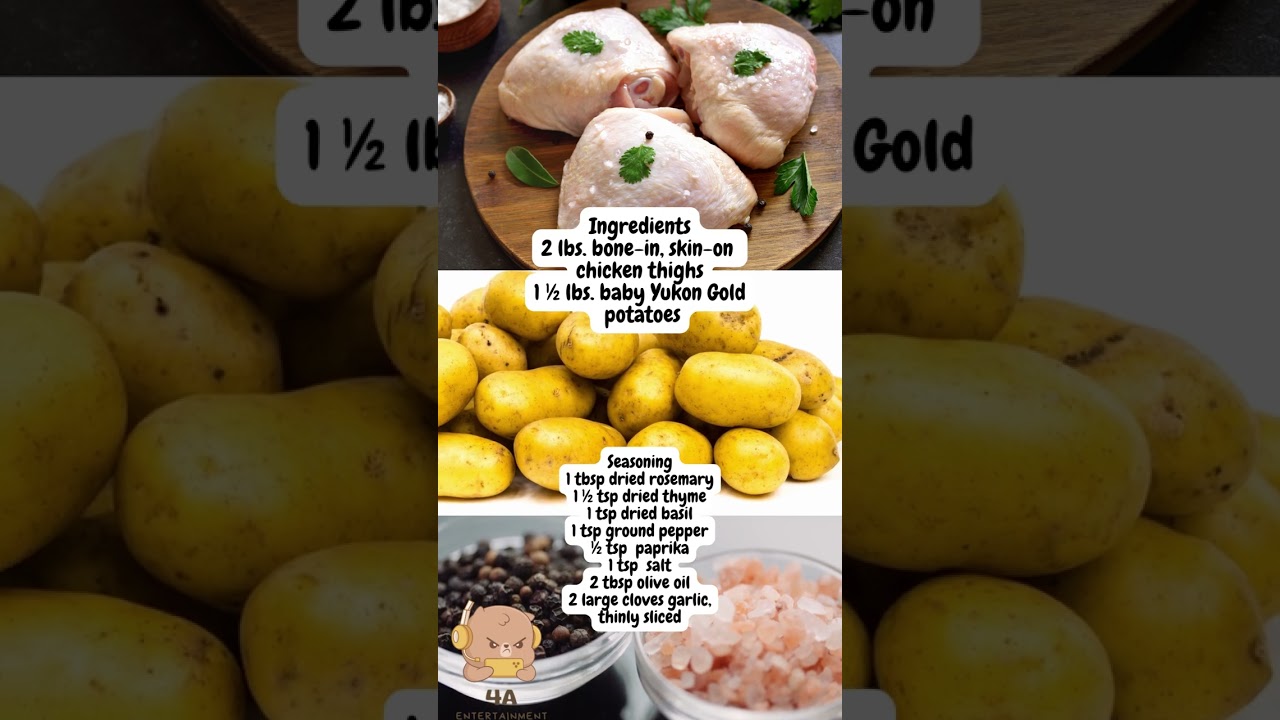 Baked Chicken & Potatoes!! 😋😍 