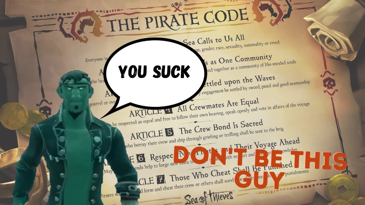 THE PIRATE CODE! : r/Seaofthieves