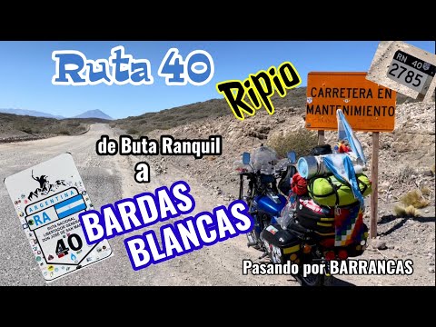 Ruta 40 | Ripio | Bardas Blancas | en moto por Argentina