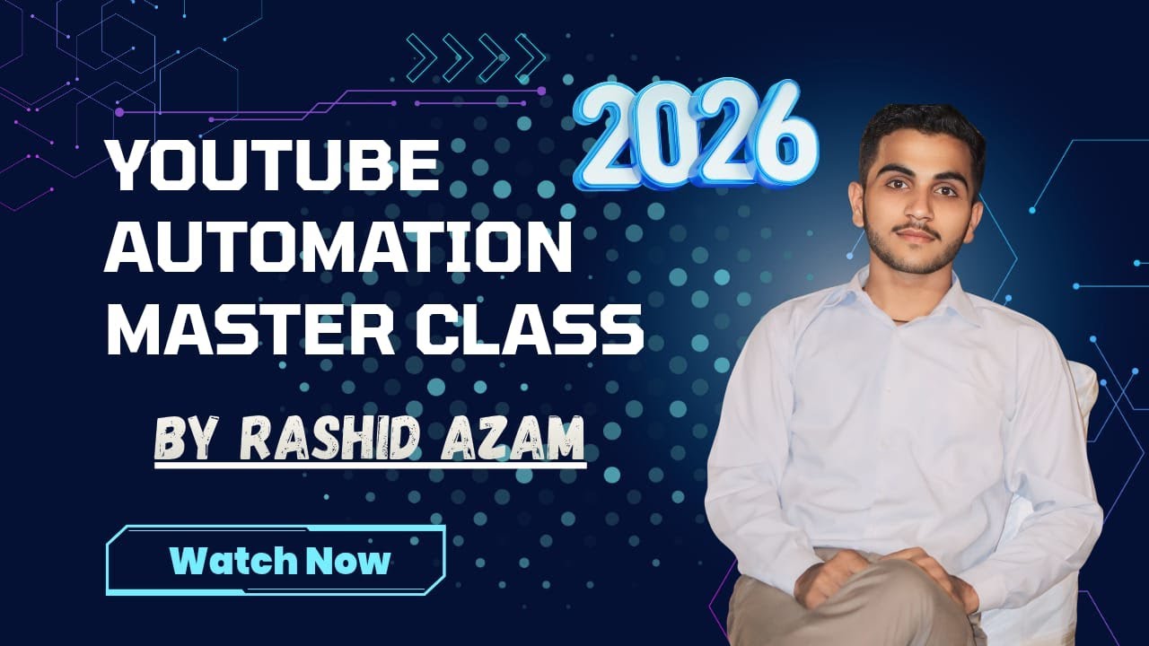 YouTube Automation Class 1 (2026) | Start Faceless AI Channels Today