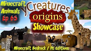 YCreatures Origins Addon Animal Showcase 4k 60fps Minecraft Bedrock PE Animals Ep65 screenshot 3