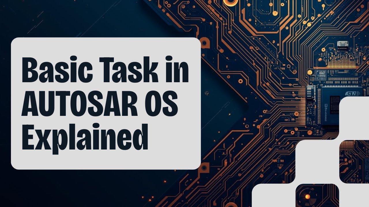 ОСНОВНАЯ ЗАДАЧА в AUTOSAR | ЗАДАЧА | AUTOSAR | ОС | ОПЕРАЦИОННАЯ СИСТЕМА