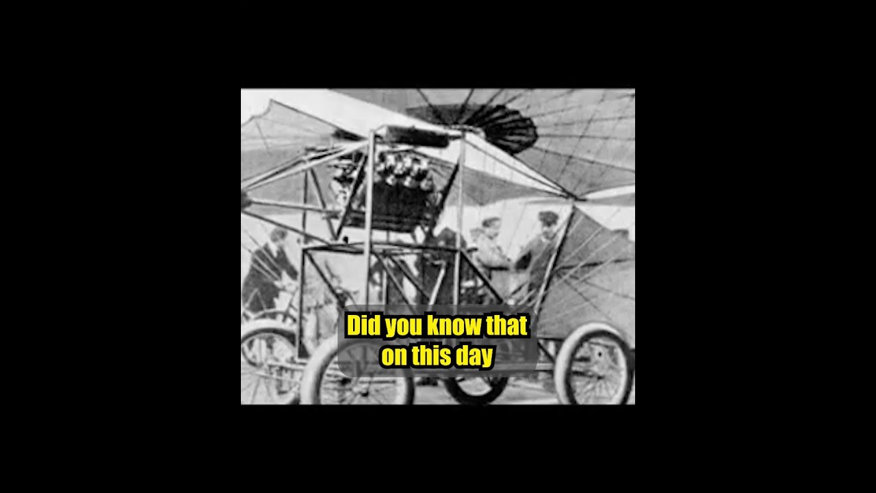 Did you know that on this day first monoplane
