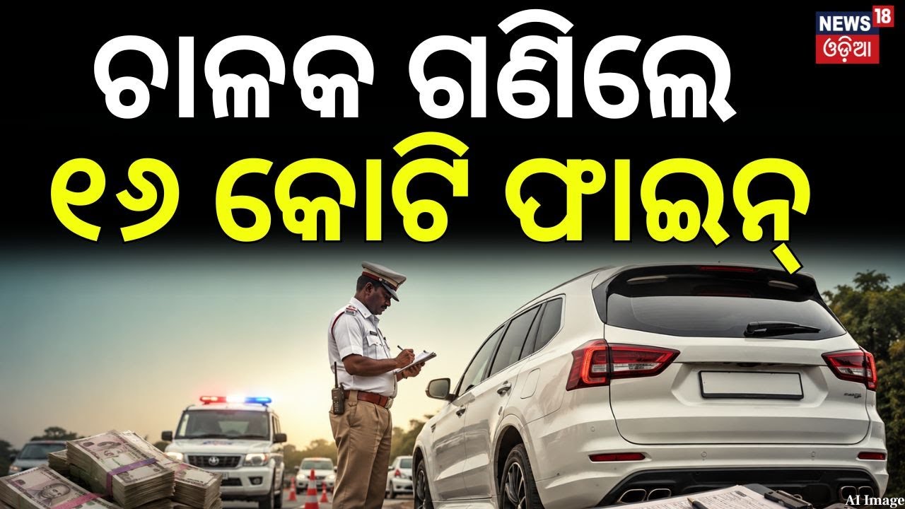 ଚାଳକ ଗଣିଲେ ୧୬ କୋଟି ଫାଇନ୍ | Traffic Violators Pay Rs 16 Crore in Odisha | RTO Challans Issued