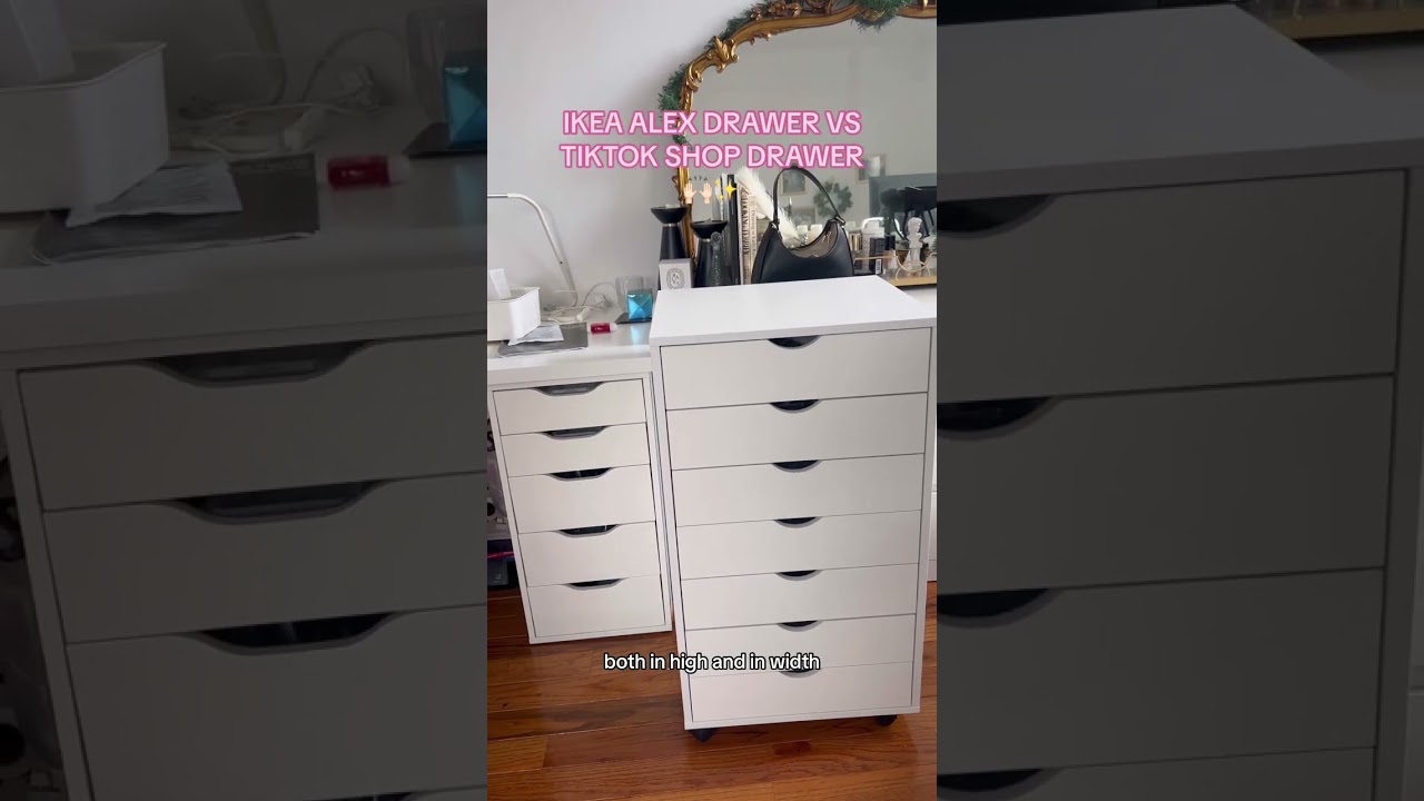 Ikea Alex drawer vs tiktok shop drawer, was it worth it? Here is my honest opinion, the drawer is A