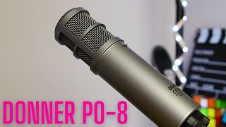 Donner PO-8 Dynamic Podcast Microphone Unboxing