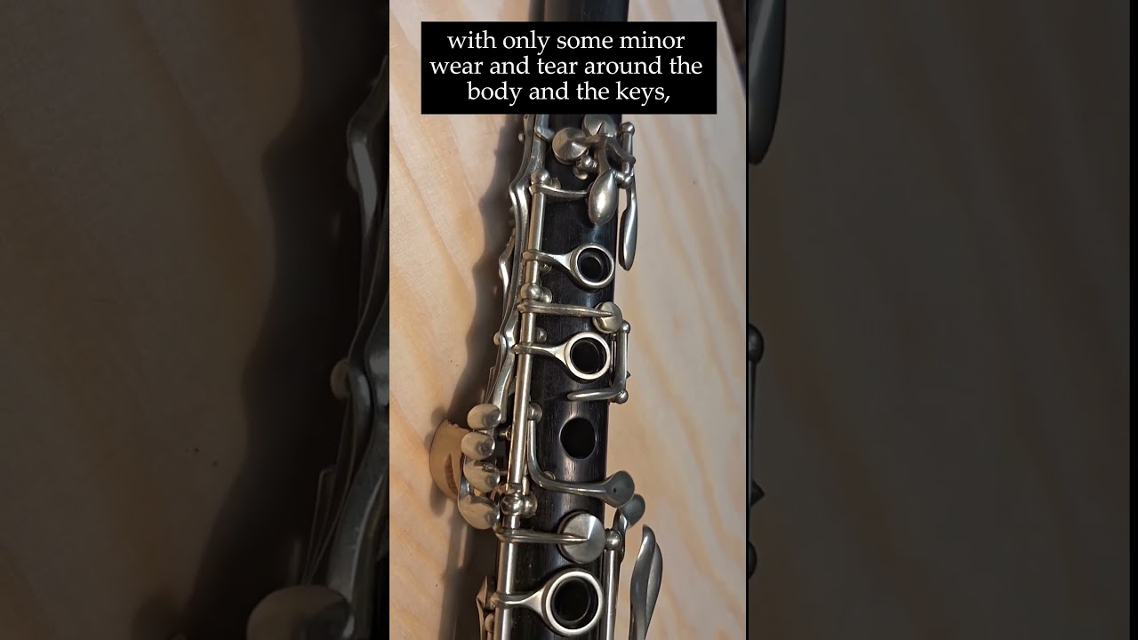 The oldest Boehm system clarinet we worked on so far!