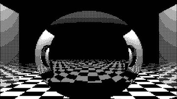 SCENE018 by ..@; A Atari ST GfA Raytrace CGI animation with YM chip sound