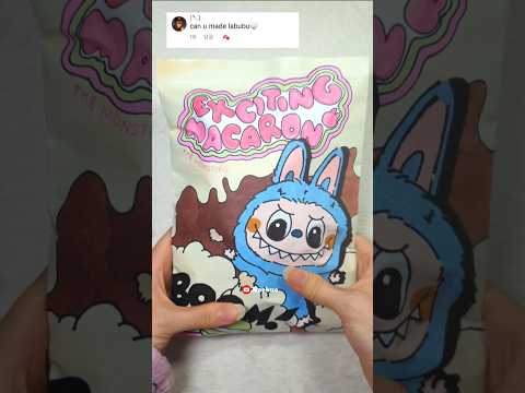 Labubu exciting <strong>macaron</strong> blind bag 라부부 마카롱 블라인드백 #papercraft #blindbag #paperdiy #papersquishy