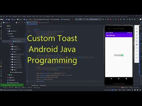 Custom Toast Android Java Programming