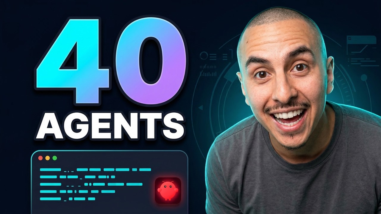 How I Built 40 AI Agents on One Computer (OpenClaw Tutorial) - YouTube