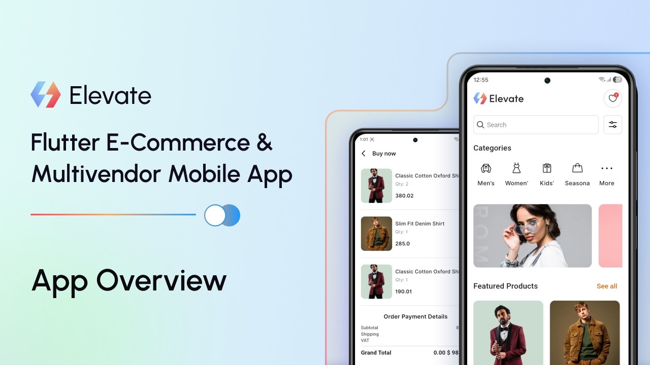 Elevate – Flutter Mobile App | Full Feature Overview. - YouTube