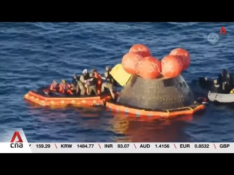 Artemis II astronauts return from moon with splashdown in Pacific off San Diego coast