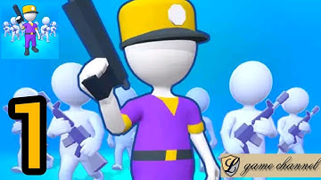 Army War Camp Battle Game - Gameplay Walkthrough part 1 Stickman war army camp Android Gameplay