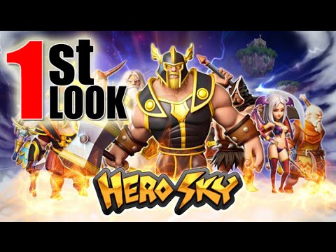 Hero Sky : Epic Guild Wars | Hero-centric Clash of Clans (1st Look iOS / Android Gameplay)