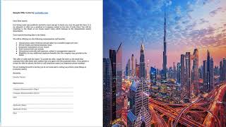 How to check your job offer letter in UAE 2022 -2023