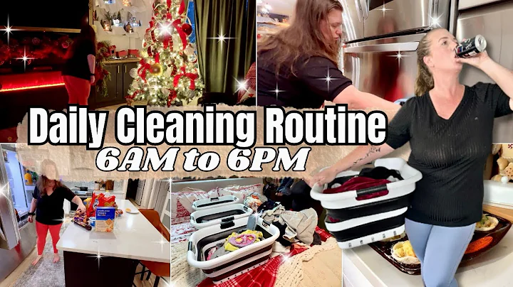 Homemaker Cleaning Motivation: 6 AM Start to 6 PM Finish, School Runs, and Dinner