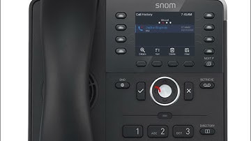 Snom Tutorials - Access Call History