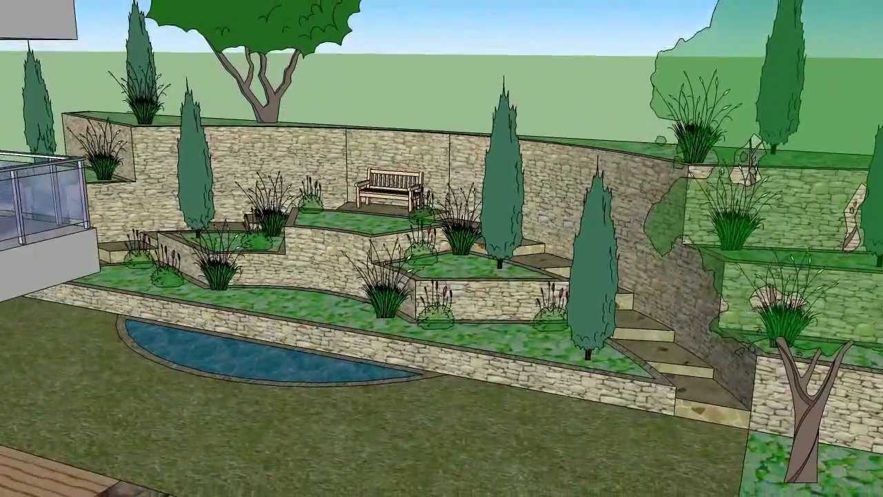 Garden Design 3D (SketchUp) - YouTube on 3D Garden Designer
 id=14188