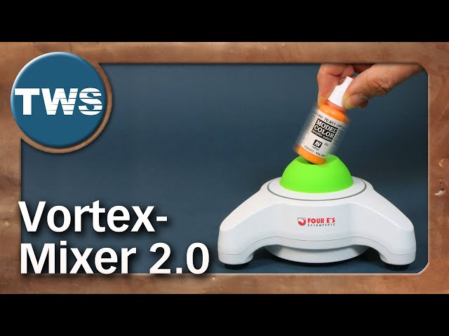 Four E's Scientific Mini Vortex Paint Shaker-Paint Mixer for Miniatures &  Wargames Models, Mini Vortex Mixer for Tattoo Pigments with 5600rpm, USB