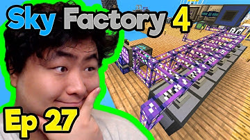 Testing MY Autocrafting in AE2 | Minecraft Modpack: Sky Factory 4 | Ep. 27