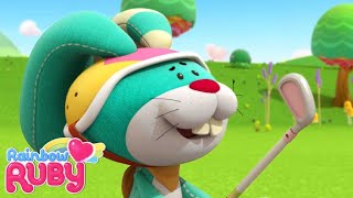 Rainbow Ruby - Going Golfing // Case of the Stolen Spectacles - Full Episode 🌈 Toys and Songs 🎵