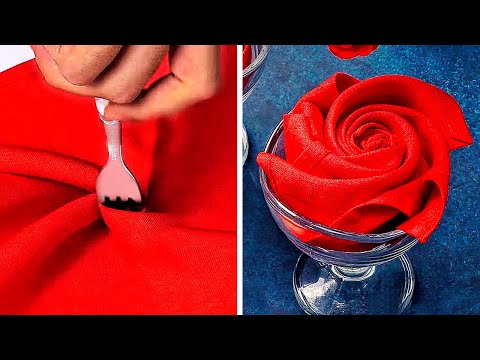 43 EASY NAPKIN FOLDING FOR ANY OCCASION