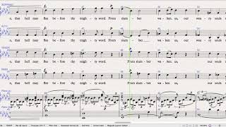 Cantique De Jean Racine - Bass
