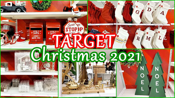 TARGET CHRISTMAS DECOR 2021 SHOP WITH ME NEW FINDS! HOME DECOR