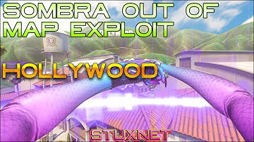 Overwatch - Hollywood - Sombra Out of Map Exploit