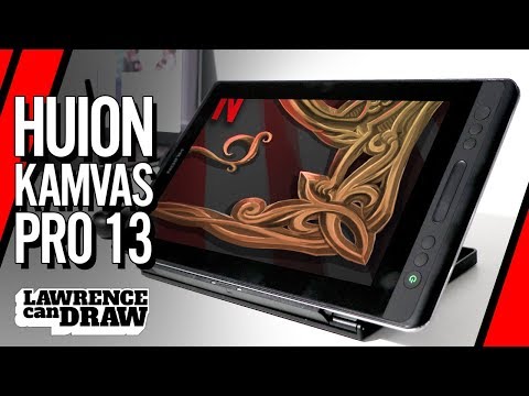 Huion Kamvas Pro 13 Σχεδίαση του Tablet με ζωγραφική ταχύτητας [English]