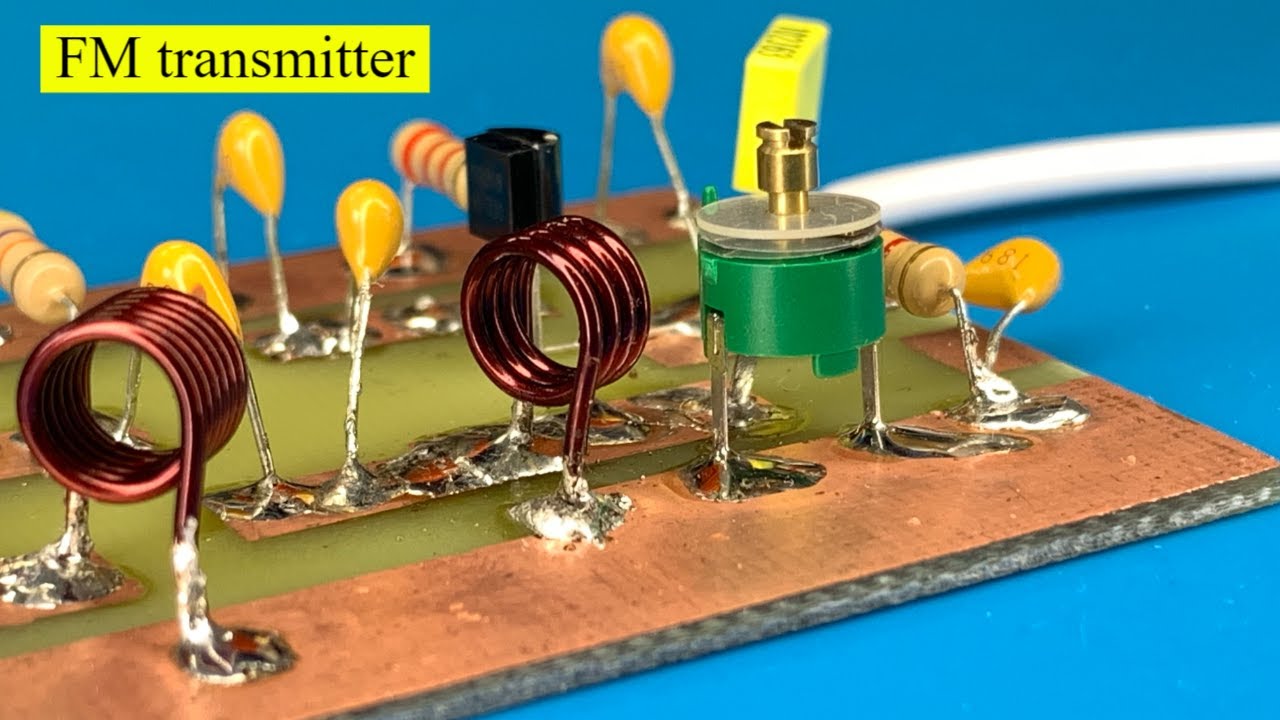 Сделайте схему FM-передатчика радиусом 800 м, стабильный FM-передатчик, рацию.