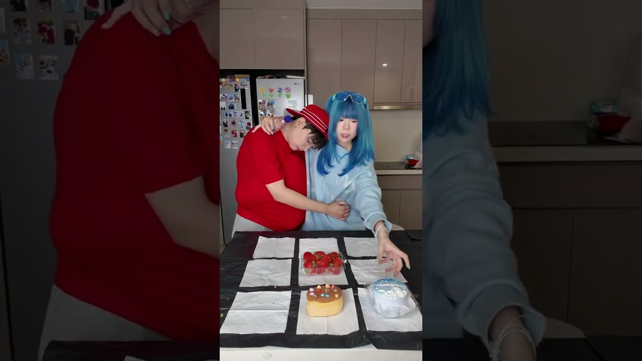 Thử thách CƯỚP đồ ăn 🍎🍰 !! #meosimmy #sksp ​#kairon