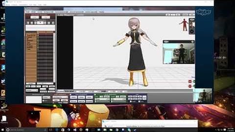 Testing kinect on PC with MMD