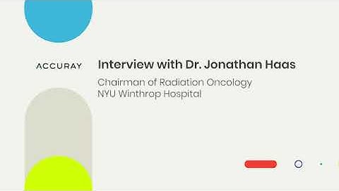 Hear from Dr. Haas on how the #CyberKnife S7 System is unlocking new levels of speed for his clinic