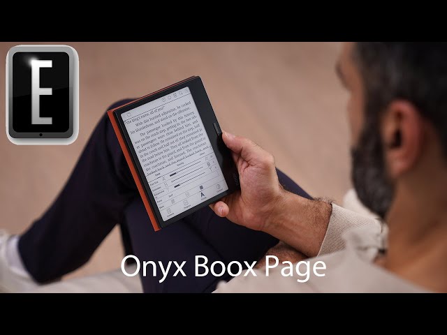 Onyx Boox Page is a new e-reader with page-turn buttons 