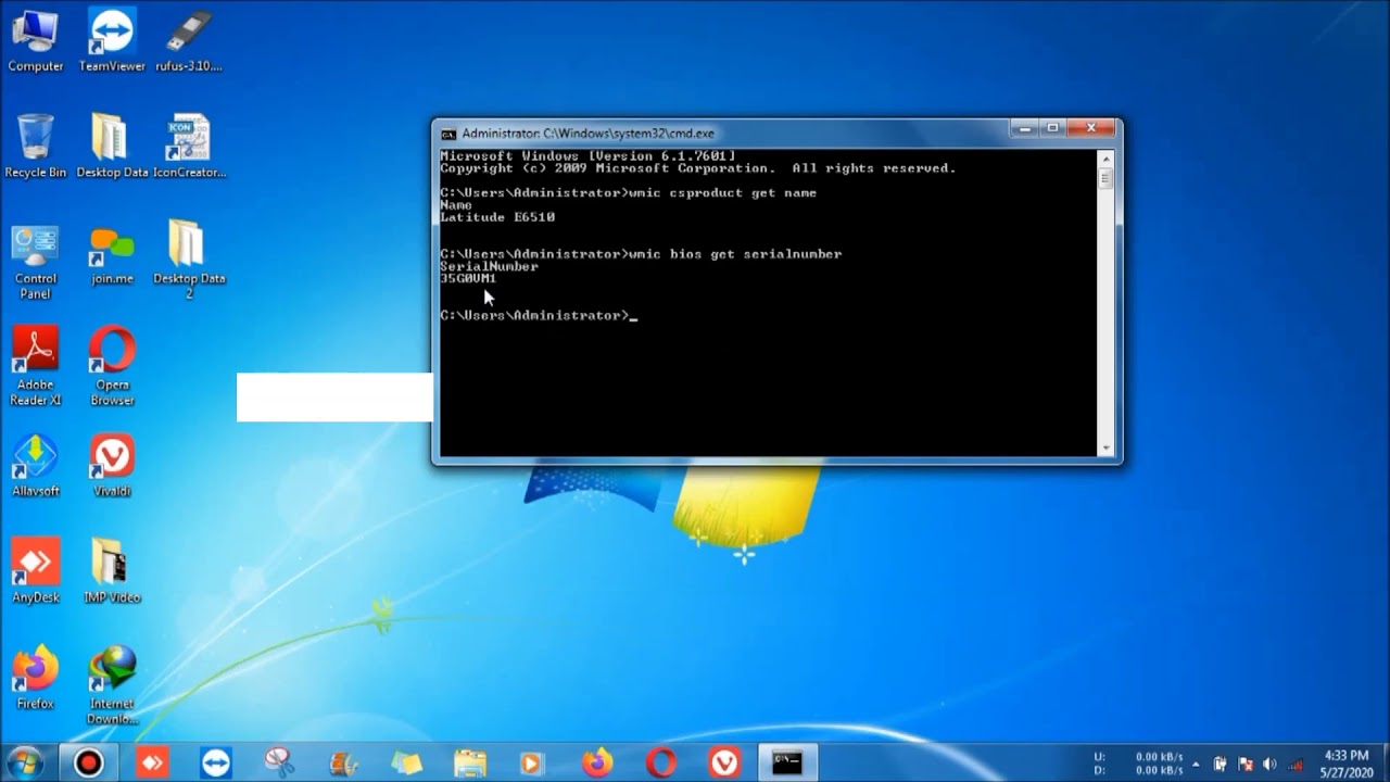 How to find laptop serial number & modal || find laptop & desktop ...