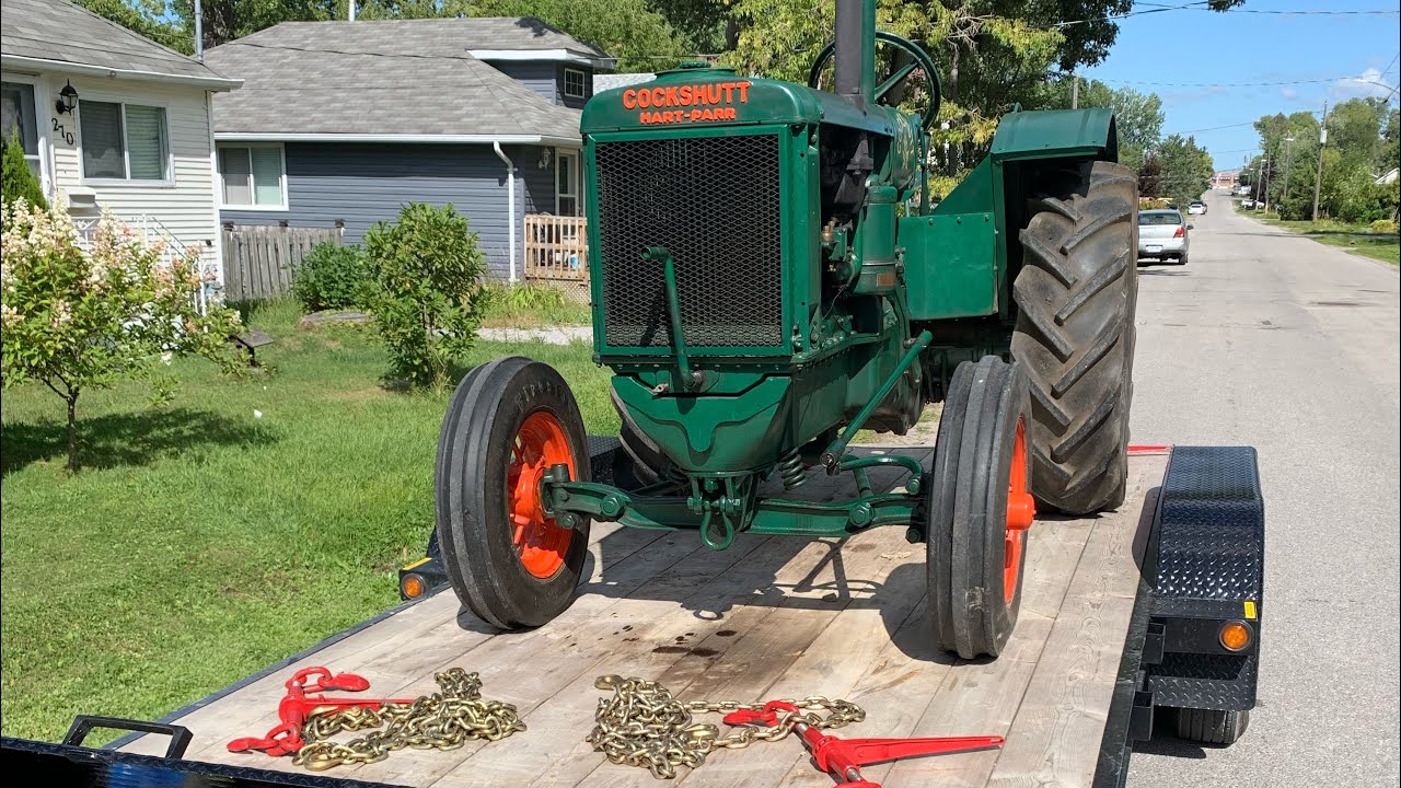 Chains vs Straps when hauling your tractor on a trailer YouTube