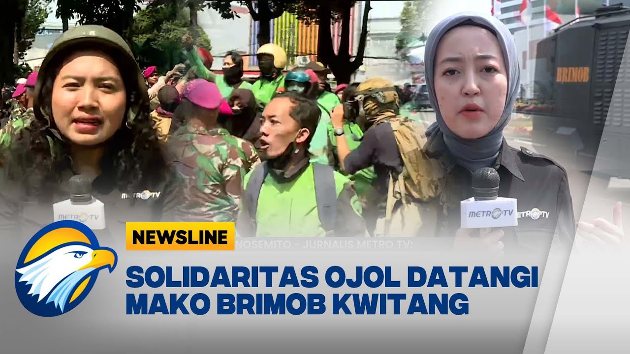 TERKINI! Orasi Ojol di Mako Brimob Kwitang & Demo di Gedung DPR | Prioritas Indonesia