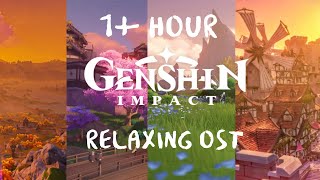 1+ Hour of Relaxing Genshin Impact Music | OST All Regions Mix