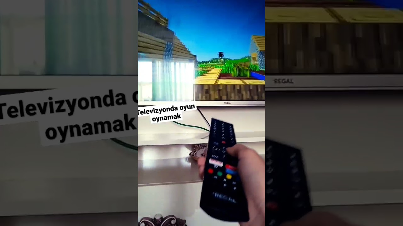 Televizyonda oyun oynuyorum🤔😱