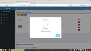 Free Download sistem SIAKAD sederhana dengan laravel 5.8
