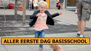 Luans Eerste Schooldag Groep 1  Bellinga Vlog 382