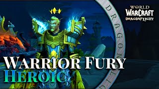 Warrior (Fury & Co) vs Ruby Life Pools HEROIC Dungeon | DRAGON ISLE